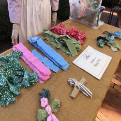 Exterior Photo, making rag dolls