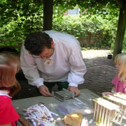 Exterior photo, candle making